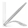 100 Stücke silber professionelle permanent make-up stift 3D stickerei make-up manuelle stift tattoo augenbraue microblade kostenloser versand