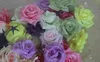 Rose head Diameter 7-8cm Artificial Flowers Silk Camellia Rose head100p Artificial Silk Camellia Rose Flower Head FB003