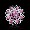 Cristal Fleurs Amour broches broches diamant broche Boutonnière Bâton Corsage mariage bijoux de mode 170265