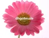 Real Touch PU Gerbera 45cm/17.72" Length Artificial Simulation Sun Chrysanthemum Single Sunflower 5 Colors for Wedding Flower