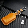 ホンダHRV CRV CRV CROSSTOUR 2015 2016 Accord Odyssey Smart Remote Keyless Key Case Holder Accessories6083521のレザーカーキーFOBカバー