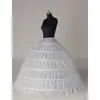 Black White wedding dress bridal 6 Hoop Quinceanera Dress petticoat Crinoline