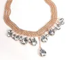 Colliers en cristal pendentifs mode à la mode bulle bavoir tour de cou gros déclaration collier femmes bijoux 5 couleur 12 pièces