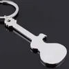 Creativity Metal Electric Guitar Beer Bottle Opener Fashion Accessories Silver Metal Electric Guitar Bottle Opener Keychains7904798