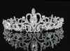 Birdal Crowns Nya Headbands Hair Bands Headpieces Bridal Bröllop Smycken Tillbehör Silverkristaller Rhinestone Pearls HT06