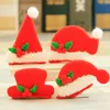 Women Girls Fashion Christmas Hat Shape LED Lighting Hairpin Hair Clip Xmas Party Decorations For Kids ZA5290