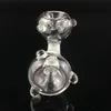 Clear gass bowl three point classic bowls 145mm female to male joint water pipe oil rig2850572