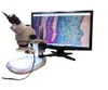 Promotion de la livraison gratuite 5PM Caméra vidéo USB CCD Microscope stéréo biologique Capture d'image Oculaire électrique avec 2 adaptateurs