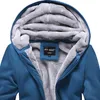 Mäns Hoodies Sweatshirts Mäns Partihandel - 2022 Vinter Wadded Jacket Coat With Hood Male Men Sweatshirt Tjockning Plus Velvet Baseba