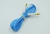 3,5 мм AUX плоский кабель аудио кабель с ПВХ чашеобразного случае для устройства громкоговорителя подключения мобильного 1 метр красочный