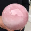 Natural Pink Rose Quartz Magic Crystal Healing Ball Sphere06686841