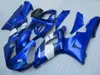 Gratis aanpassen Fairing Kit voor Yamaha 2000 2001 YZF R1 Bodykits YZF-R1 00 01 Blauw Zwart Wit Verklei Set BR15 + 7 Geschenken