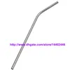 Free shipping 100pcs/lot Stainless Steel Straw Steel Drinking Straws 8.5" 10g Reusable ECO Metal Drinking Straw Bar Drinks Party Stag