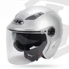 Yohe double objectif hiver demi-visage casque de moto éternel électrique bicyclette de moto de moto yh837a taille m l xl xxl 7 couleurs5928355