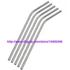 Free shipping 100pcs/lot Stainless Steel Straw Steel Drinking Straws 8.5" 10g Reusable ECO Metal Drinking Straw Bar Drinks Party Stag