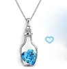 Femmes Amour souhaitant bouteilles Pendentif Colliers Alliage Cristal De Mode Autriche Forage Populaire Bijoux Collier Ange Larmes Bijoux Livraison Gratuite