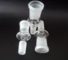 1 Pcs Glazen Bong Adapter 14mm Man 18.8mm Vrouwelijke Glas bijlage voor Glas waskolf Waterleiding Connector