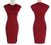 Hot Koop Dames Formele Werkjurken 2016 Knielengte Maxi Summer Party Avond Womens Bodycon Kleding Grootte S tot XXL