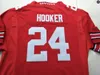 Custom Men Men Youth Women #24 Malik Hooker Ohio State Buckeyes Football Jersey Rozmiar S-4xl lub Custom Dowolne nazwisko lub koszulka numer