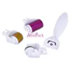 شحن مجاني 3in1 180/600/1200 الإبر ديرما الرول مايكرو إبرة الجلد الأسطوانة العلاج dermaroller microneedle حب الشباب تجعد مزيل الجلد الرعاية