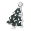 NSB2390 Botón de la joyería de la broche caliente de la venta para el collar de la pulsera 2015 joyería de la manera DIY Cristalino Diseño del árbol de navidad Aleaciones