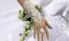 wedding gloves Retro gothic exaggerated the bride gloves black lace wedding dress accessories bridesmaid studio jewelry bracelet ring BB04