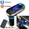 2015 Nieuwe Hot Koop Bluetooth Carkit Handsfree MP3-speler FM-zender Dual 2 USB-oplader Ondersteuning SD Line-in AUX