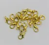 Heet verkopen! 200 stks 10mm 12mm 14mm 16mm 18 mm vergulde gouden legering kreeft clascs sieraden DIY