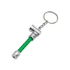 73MM Long Mini Smoking Metal Pipe Key Chain Pipe Glass Oil Burner Pipe Portable Easy To UseWholesale