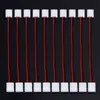 500 pcs/lot, fil de connecteur de bande LED 10mm 2pin pour bande de couleur unique 5050,5630,5730, fil de connecteur de soudure gratuit