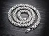 Złoto Silver Tone Ze Stali Nierdzewnej Naszyjnik Męskie Punk Style Chain Necklaces Hurtownie Heavy Metal Biżuteria