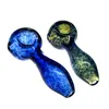 Cena fabryczna New Arrival Glass Spoon Wymagany Morze Kolorowe Szkło Bubbler Palenie Rury rurowe do palenia