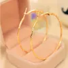 Charm Ear Stud Earings Jewelry Accessories Simple Earing Hoop Huggie Smooth Circle Earrings Golden Silver Plated Ear Acc Eardrop Jewellry