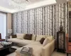 Nowy wzór drzewa brzozy włókniny tapety tapety nowoczesny projektantka wallCovering proste czarno-białe tapety do salonu
