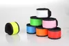 Nylon LED Sports Slap Wrist Strap Bands Wristband Light Flash Bracelet Glowing Armband Party Concert wen4758