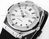 JARAGAR Brands Silver Caja de acero inoxidable Analógico Automático Mecánico Silicon Sports Relojes para hombre con fecha