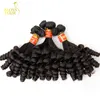 Double Drawn Aunty Funmi Virgin Hair Bouncy Romance Egg Spring Curls Grado 7A Sin procesar Brasileño Suelto Rizado Tejido de cabello humano 3/4 Bundles