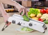 Mandoline trancheuse cuisine inox coupe manuelle déchiqueteuse Julienne pour trancher les aliments fruits légumes 5274860