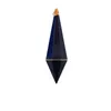 Blue Empty Lipstick Tube Lip Rouge Compact Container Beauty Tool, Diamond Shape DIY Lip Balm Tube, 12.1mm