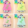 2016 baby outfits Pure cotton flower leaves vest+colorful shorts 2pcs baby girls clothes set summer babies outfit Camouflage girl's fashion