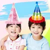 أطفال عيد ميلاد الأطفال قبعة متعددة ألوان الأطفال الأولاد الفتيات عيد ميلاد أغطية عيد ميلاد سعيد ل SD4475309667