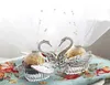 2015 New wedding favors Acrylic Silver Swan Sweet Wedding Gift Jewely Candy box Candy gift box Wedding Favors holders