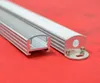 Profilé aluminium led pour ampoules led, avec couvercle diffus laiteux ou couvercle transparent, livraison gratuite, offre spéciale