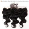 Malaysiska spets frontala stängningar Body Wave 13x4 Middle 3 Way Part Full Lace Frontal 100 obearbetad malaysisk jungfrulig människa HA1850583