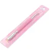 Nail Tools Cuticle Pusher Pink Painting professional senior Spoon 10 Pcslot Pedicure Tool Nail Cleaner Manicure Stainless Steel 59375219