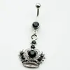 Yyjff D0148 Mix Color Crown Belly Dreat Button Ring