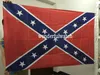 100 piezas Dixie Battle Flags Civil War Confederate National Flags 3 '* 5' Rebel Battle Flags 150 * 90cm Dos lados impreso banderas de poliéster