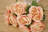 Rosa Flores Artificiais De Seda Real Toque Para O Casamento Casa Design Bouquet Decoração Produtos de Abastecimento HJIA128