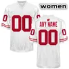 Maglia personalizzata Wisconsin Badgers Personalizza qualsiasi nome Numero College Uomo Donna Bambino Maglia da football College cucita Top Quali-Factory Outlet