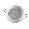 Spot lumineux LED haute puissance, 7W, 7x1W, 630lm, AC85-265V, blanc chaud/blanc froid, livraison gratuite